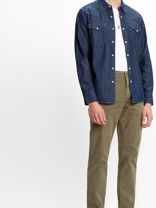 Barstow Western Standard Langärmlig Jeans Hemd Blau
