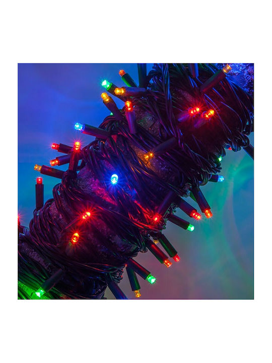 100 Λαμπάκια LED 8μ. RGB σε Σειρά