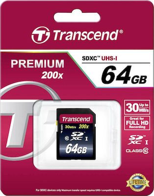 Transcend SDXC 64GB Klasse 10