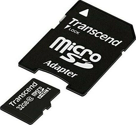 Transcend Premium microSDHC 32GB Geschwindigkeitsklasse 10 Hohe Geschwindigkeit 20MB/s mit Adapter