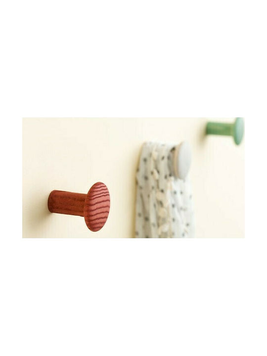 Inofix Wall Hanger Wooden Lilac 4x4.5x4cm
