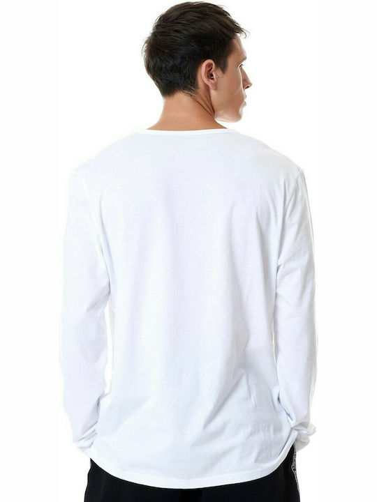 BodyTalk Men's Long Sleeve Blouse White