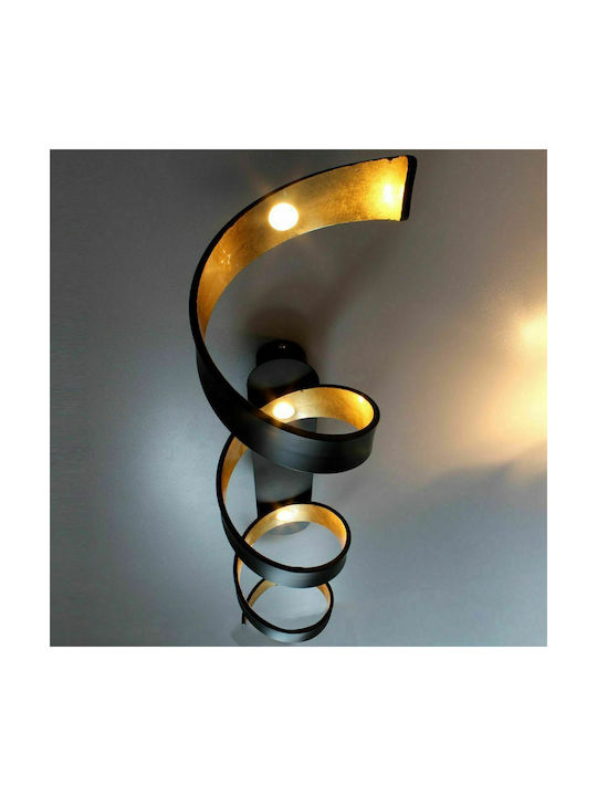 Fan Europe Led-Helix-S6 Ner Pendant Light Black Rail