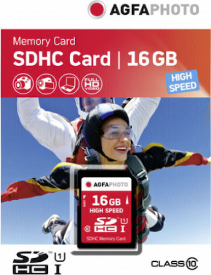 AgfaPhoto SDHC 16GB U1 V10 UHS-I