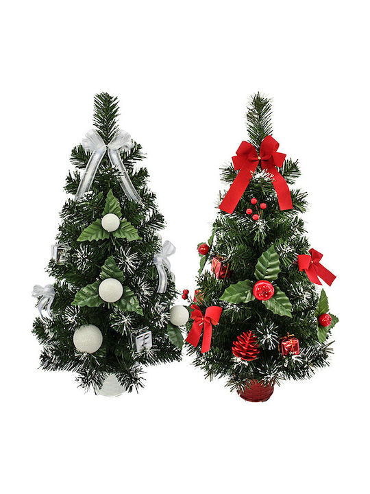 XMASfest Decorațiune de Crăciun Braduleț 60cm. Împodobit (Culori diverse)