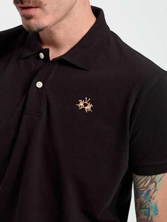 Eduardo Polo T-shirt Μαύρο