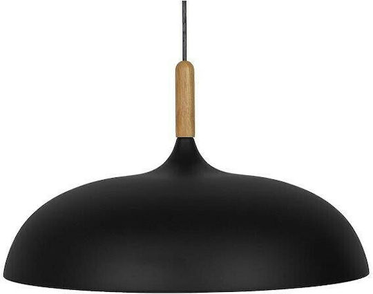 GloboStar Vallete Black Bell Pendant Ceiling Light with E27 Socket 45x27x27cm