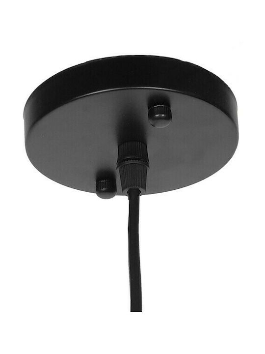 GloboStar Vallete Pendant Light Black Bell with Socket E27 45x27cm