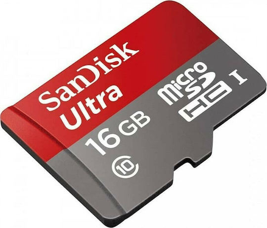 Sandisk Ultra microSDHC 16GB U1 A1 UHS-I 98MB/s with Adapter