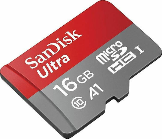 Sandisk Ultra microSDHC 16GB U1 A1 UHS-I 98MB/s cu adaptor