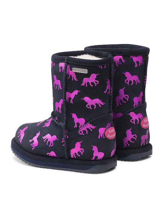 Rainbow Unicorn Brumby Ghete de Zăpadă Copii din Suede Negre