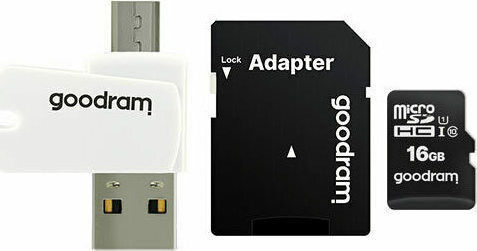 GoodRAM M1A4 microSDHC 16GB U1 UHS-I 100MB/s Cu USB Reader