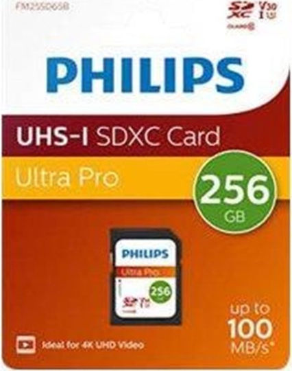 Philips Ultra Pro SDXC 256GB U3 V30 A1 UHS-I