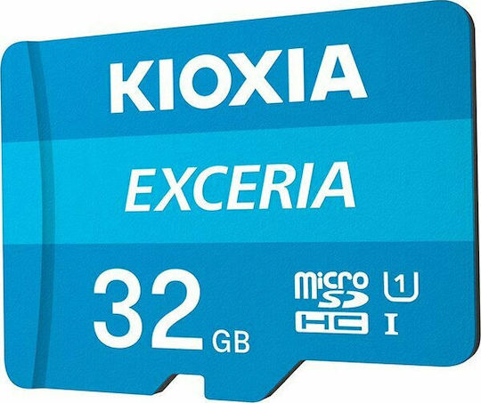 Kioxia EXCERIA microSDHC 32GB U1 UHS-I 100MB/s с адаптер