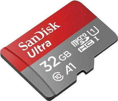 Sandisk Ultra microSDHC 32GB U1 A1 UHS-I 120MB/s с адаптер