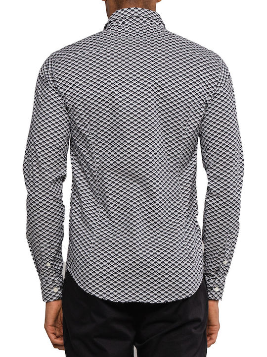 Emporio Armani Men's Shirt Long Sleeve Black