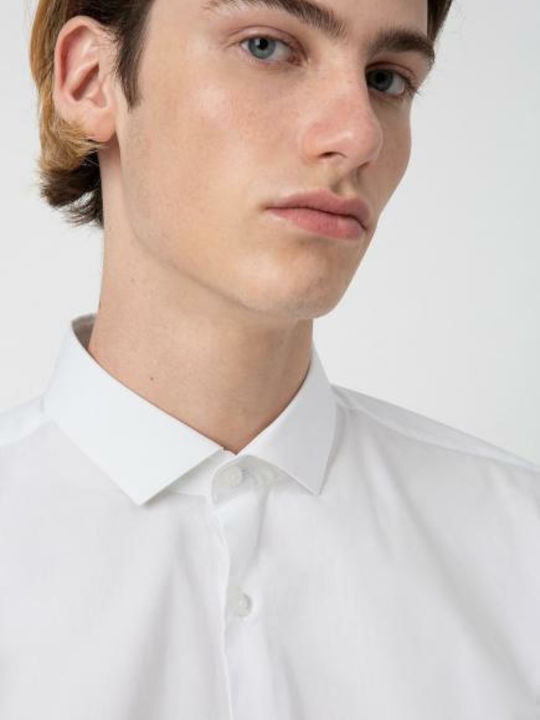 Erondo Long-sleeved Cotton Shirt White
