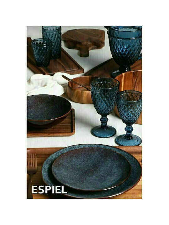 Espiel Tristar Ποτήρι Νερού από Γυαλί Blue Marine 340ml