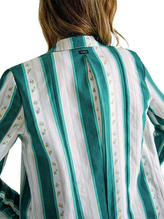RVCA Z3JKRARVF1 Women's Waisted Blazer Green Z3JKRARVF1-2882