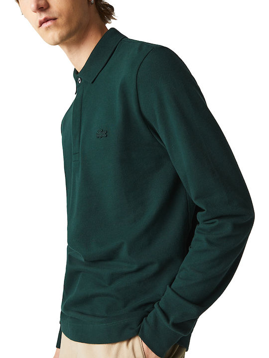 Polo Langarmbluse Grün