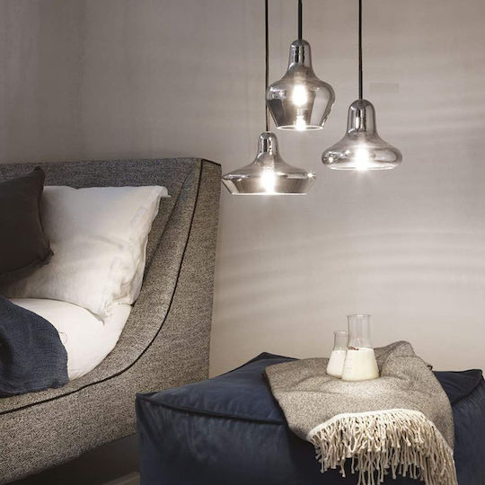 Ideal Lux Lido-1 SP1 Висящо Осветително Тяло Сив с Цокъл G9 17x20см.