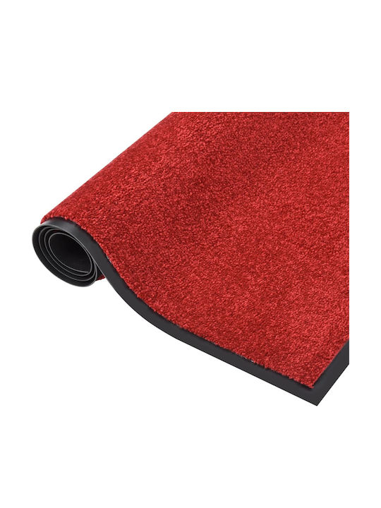 vidaXL Carpet with Non-Slip Underside Doormat Κόκκινο 80x120εκ.