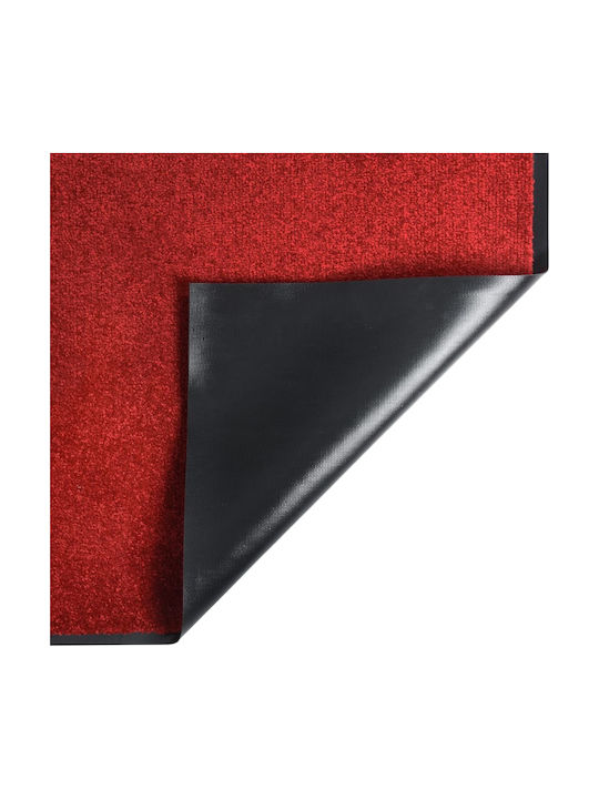 vidaXL Entrance Mat Carpet with Anti-slip Backing Red 80x120cm