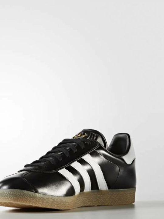 Adidas Gazelle Γυναικεία Sneakers Black / White / Gold Metallic