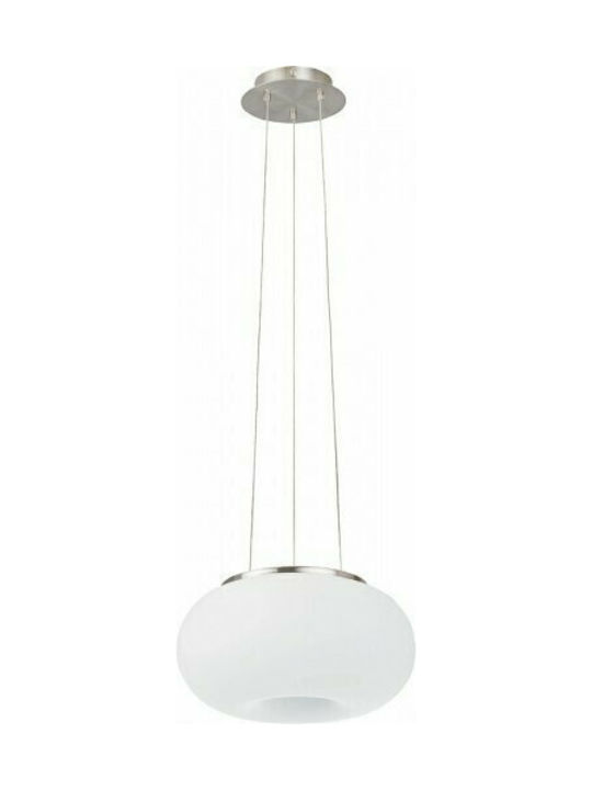 Eglo Optica-c Κρεμαστό Φωτιστικό Λευκό LED 44.5x44.5x150εκ.