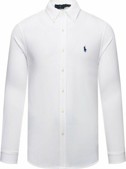 Long-sleeved Cotton Shirt White