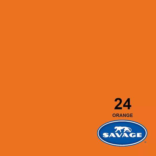 Savage 24-12 Φωτογραφικό Φόντο Χάρτινο 272x1100εκ. Πορτοκαλί