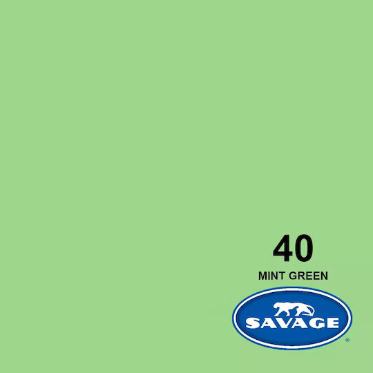 Savage 40-12 Fundal Fotografic Hârtie 272x1100cm. Verde mentă