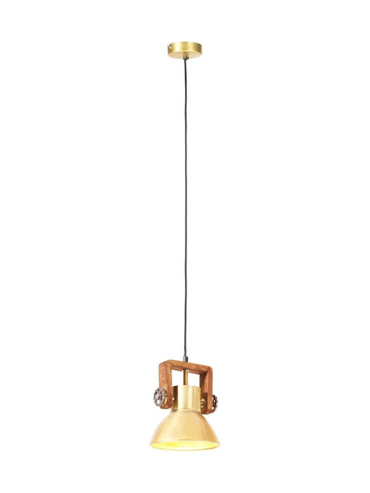 vidaXL Lustră Bronz cu Dulie E27 101x24cm.