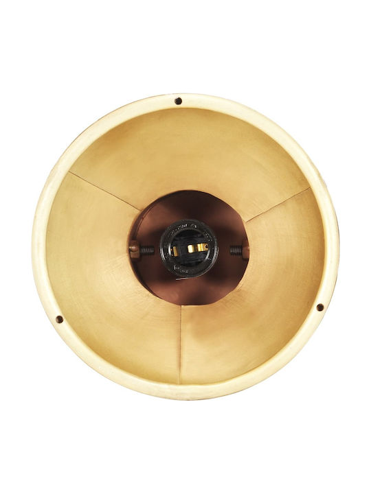 vidaXL Lustră Bronz cu Dulie E27 101x24cm.