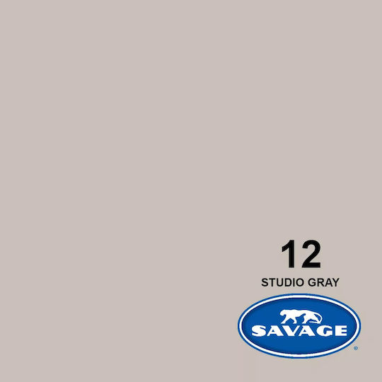 Savage 12-12 Photography Backdrop Paper 272x1100cm Studio Gray