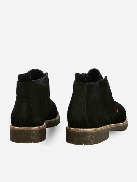 Suede Women's Ankle Boots Black