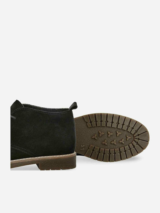 Suede Women's Ankle Boots Black