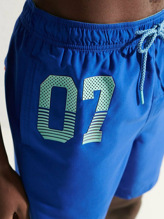 M D1 Herren Badebekleidung Shorts Blau