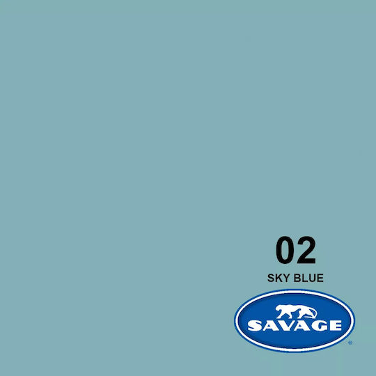 Savage 02-12 Fotohintergrund Papier 272x1100cm Sky Blue