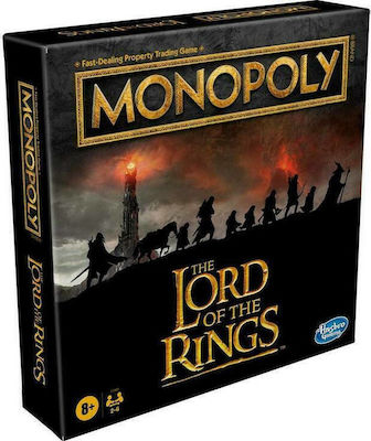 Hasbro Επιτραπέζιο Παιχνίδι Monopoly: The Lord of the Rings για 2-6 Παίκτες 8+ Ετών