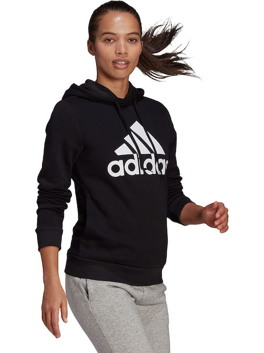 Essentials Logo Дамски Суитшърт Худи Черен
