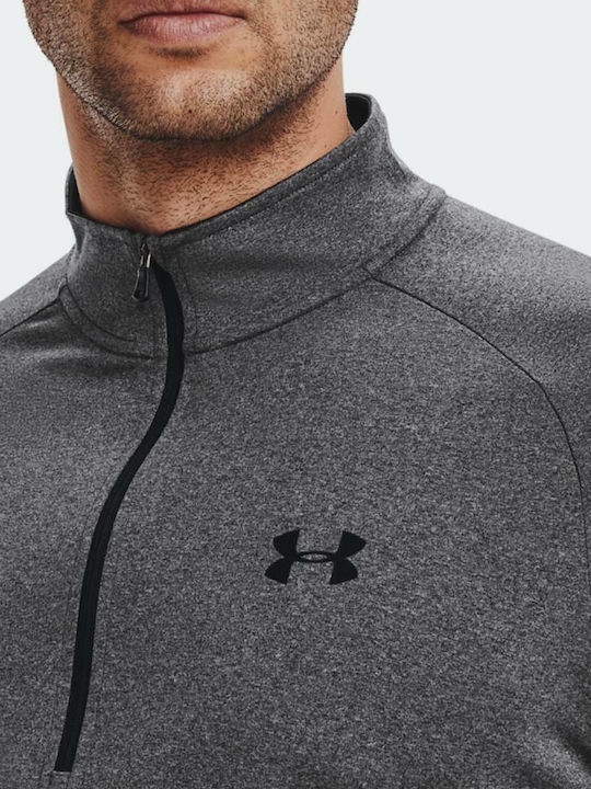 Athletic Long Sleeve Blouse Carbon Heather