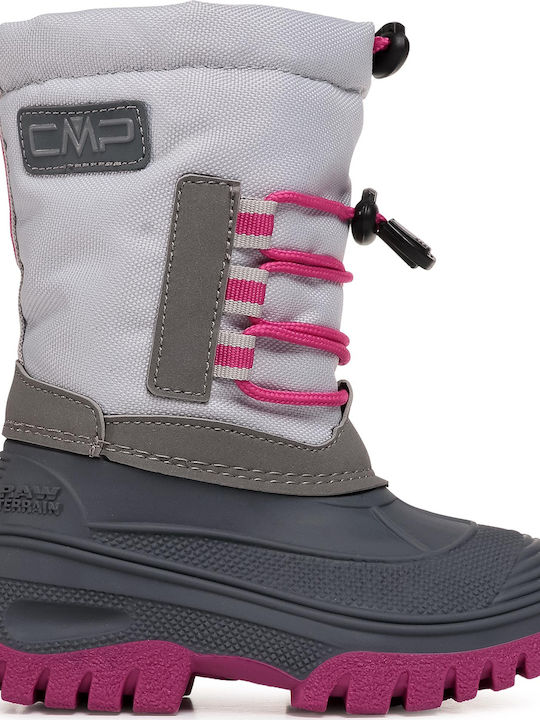 CMP Kids Snow Boots with Lace Gray