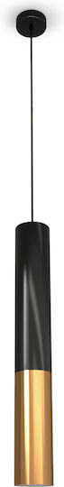 Viokef Max Pendant Light Black with Socket GU10 7x70cm