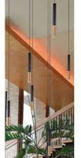 Viokef Max Pendant Light Black with Socket GU10 7x70cm