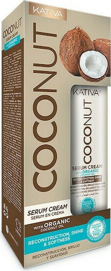 Kativa Coconut Cream Leave-In Hair Serum for Anti-Frizz 200ml