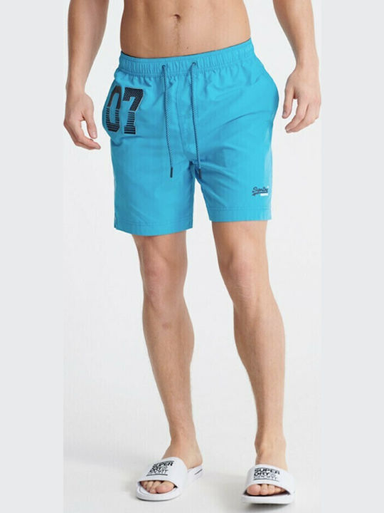 M D1 Herren Badebekleidung Shorts Hellblau