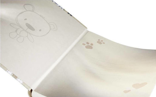 HAMA Children's Album Teddy Bear 50 Pages for 250 Photos Dimensions 10x15cm Coffee 29x32cm