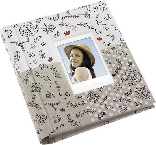 Fujifilm Mini Album Instax Mini Stylish Ornaments for 60 Photos Beige