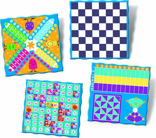Board Game 50 Σε 1 Παιχνίδια for 1-10 Players 4+ Years Old AS